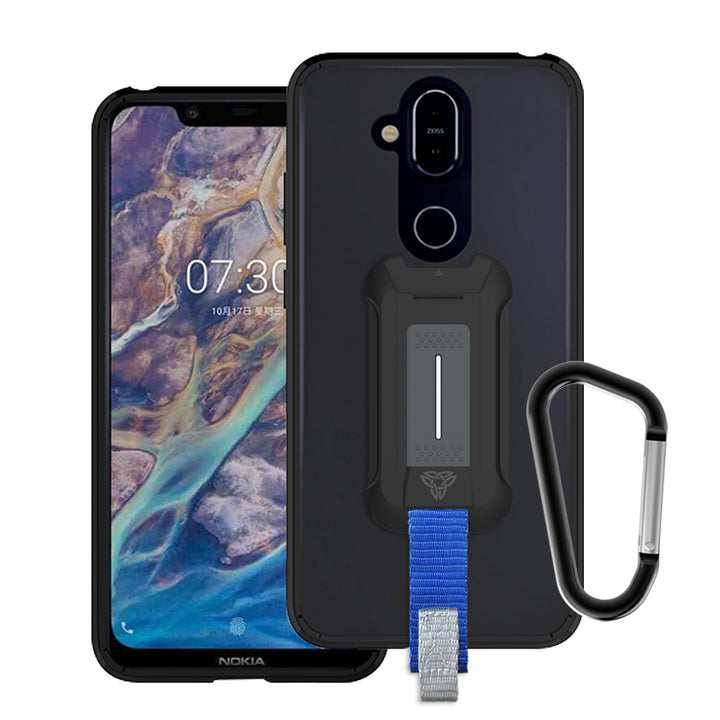 BX3-NK18-X7 | Nokia 8.1 (Nokia X7) | Mountable Shockproof Rugged Case for Outdoors w/ Carabiner