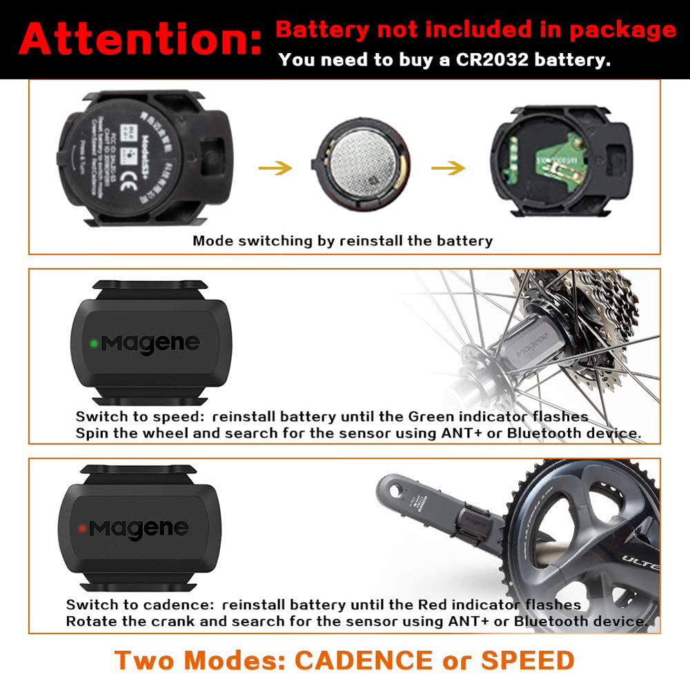 pedal cadence sensor BTS-SNC01