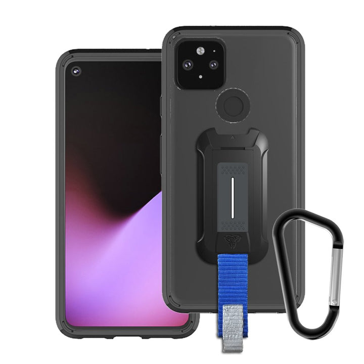 BX3-GG20-PXL5 | Google Pixel 5 Case | Mountable Shockproof Rugged Case for Outdoors w/ Carabiner