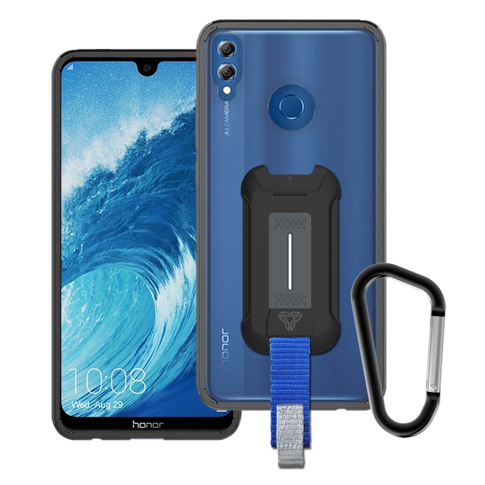 BX3-HW18-8X | Huawei Honor 8X | Mountable Shockproof Rugged Case for Outdoors w/ Carabiner