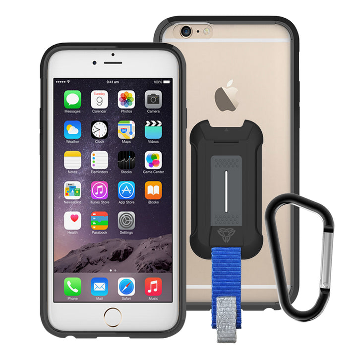 BX3-i6P | iPhone 6S Plus Case | Shockproof Drop Proof Rugged Cover w/ X-Mount & Carabiner