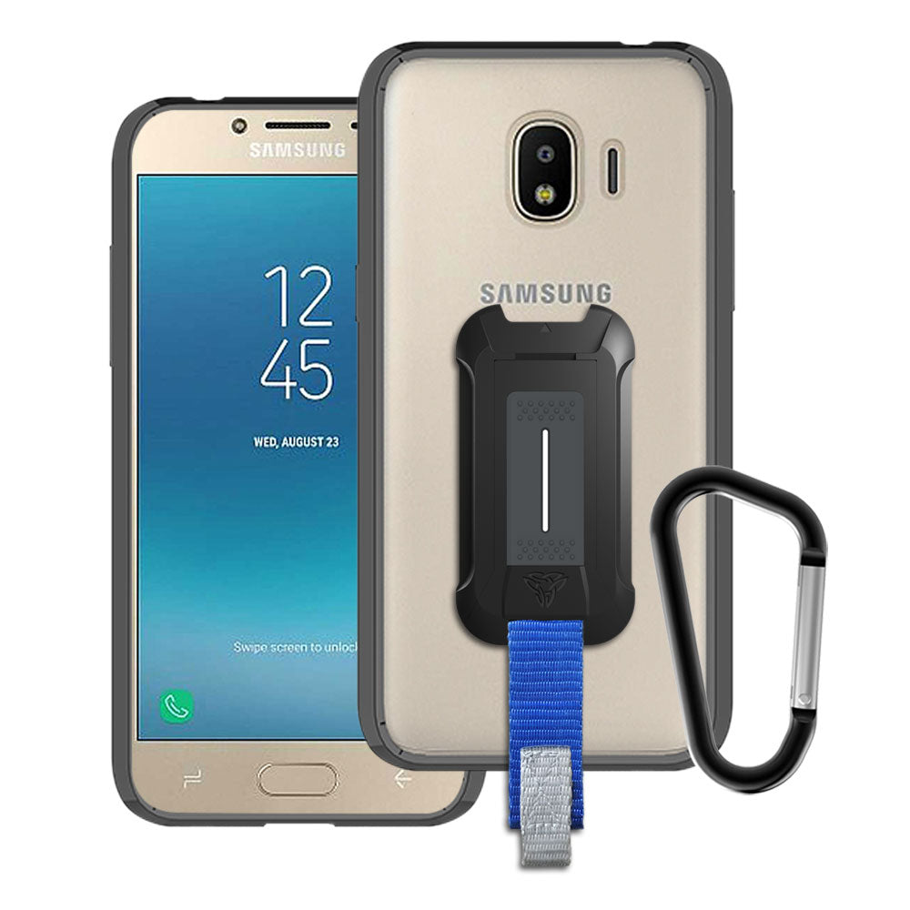 BX3-J2P_8 | Samsung Galaxy J2 Pro 2018 | Mountable Shockproof Rugged Case for Outdoors w/ Carabiner