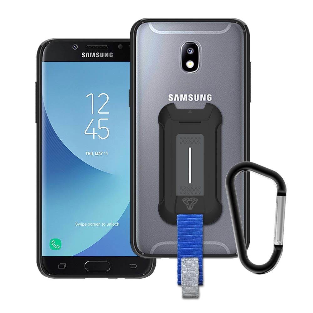 BX3-J3E_8 | Samsung Galaxy J3 2018 EU model | Shockproof Rugged case w/ KEY Mount & Carabiner
