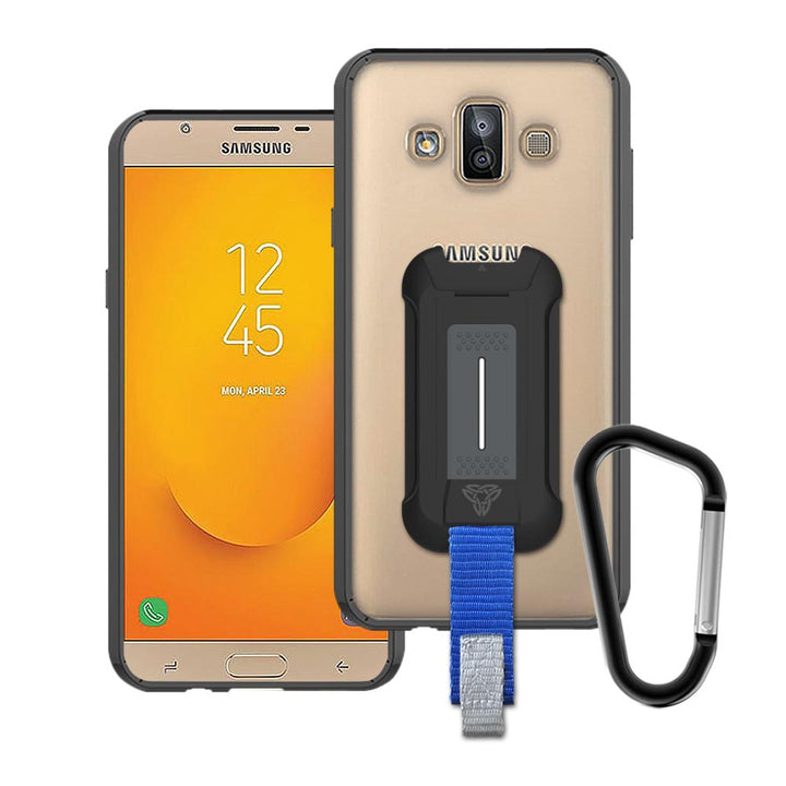 BX3-J7D | Samsung Galaxy J7 Duo | Mountable Shockproof Rugged Case for Outdoors w/ Carabiner
