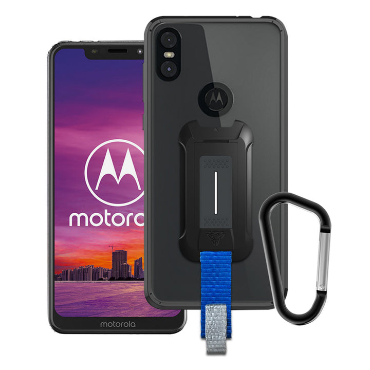 BX3-MT18-ONE | Motorola One (P30 Play) | Shockproof Rugged case w/ KEY Mount & Carabiner