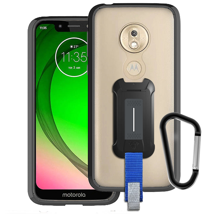 BX3-MT19-G7PLY | Motorola Moto G7 Play (EU VERSION) | Mountable Shockproof Rugged Case for Outdoors w/ Carabiner