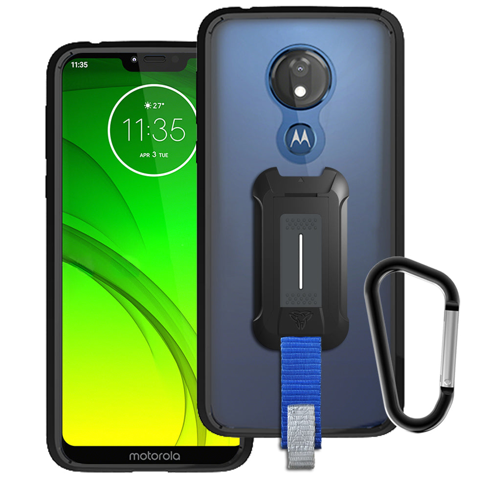 BX3-MT19-G7PWR*US | Motorola Moto G7 Power (US VERSION) Case | Mountable Shockproof Rugged Case for Outdoors w/ Carabiner