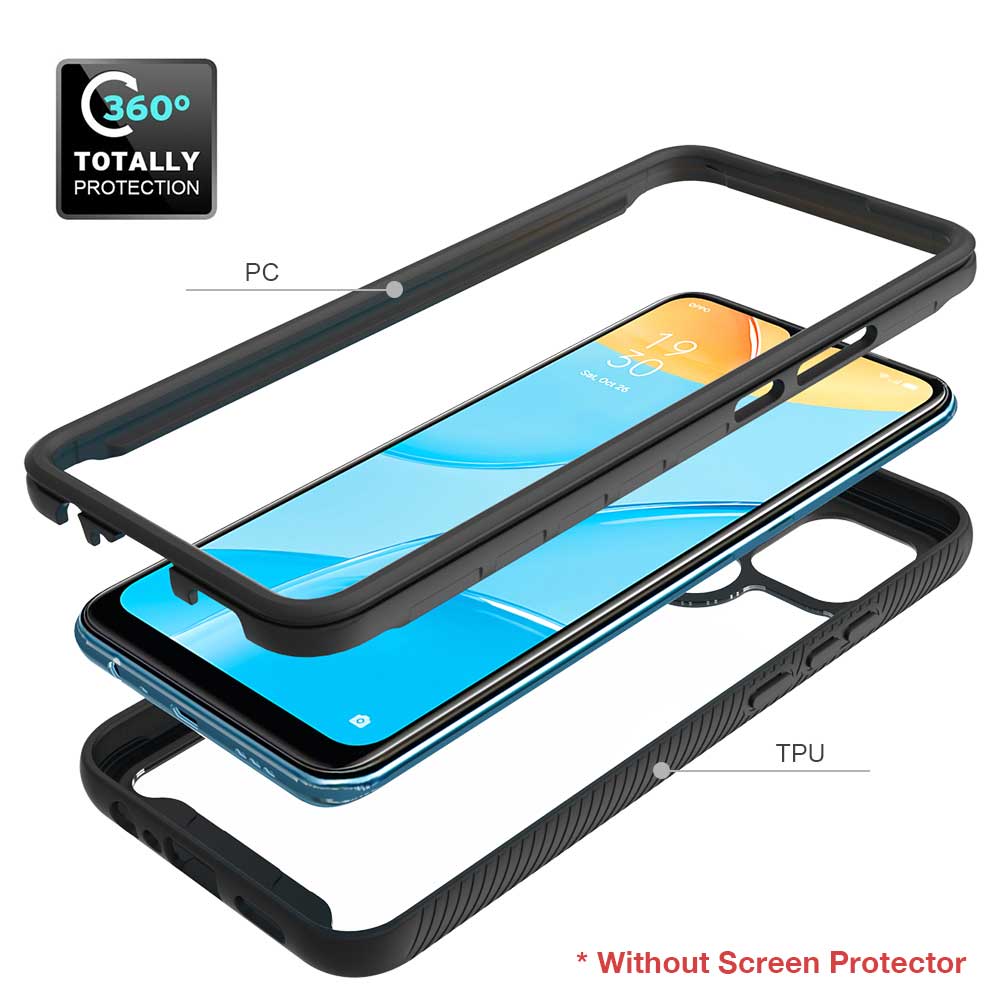 HX-OP20-A15 | OPPO A15 Case | Protection Military Grade w/ KEY Mount & Carabiner