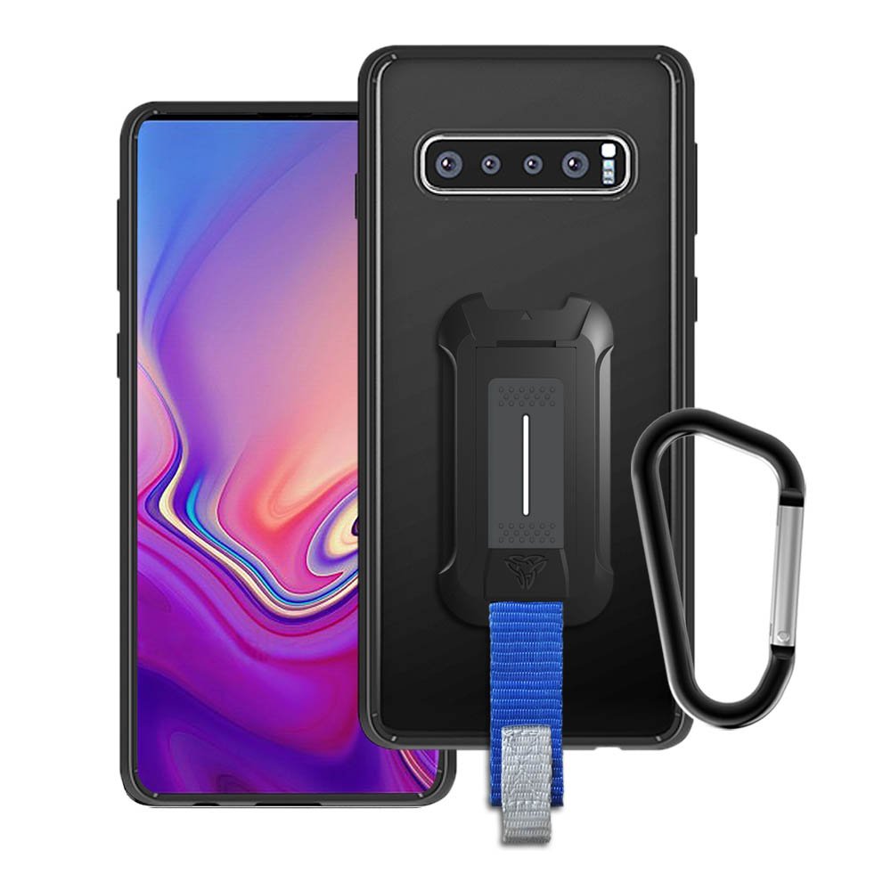 BX3-SS19-S10 | Samsung Galaxy S10 | Mountable Shockproof Rugged Case for Outdoors w/ Carabiner