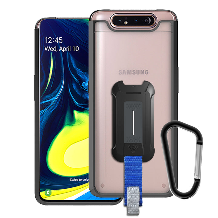 BX3-SS19-A80 | Samsung Galaxy A80 | Mountable Shockproof Rugged Case for Outdoors w/ Carabiner