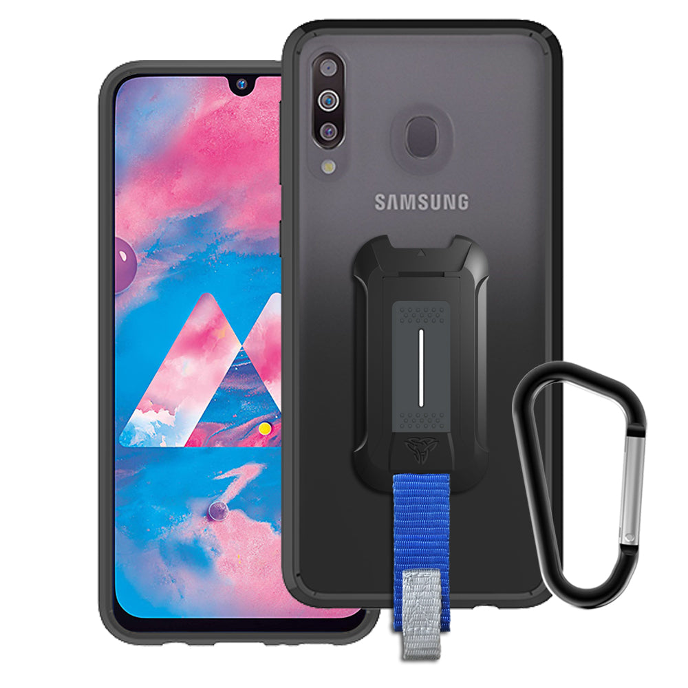 BX3-SS19-M30 | Samsung Galaxy M30 / A40s | Mountable Shockproof Rugged Case for Outdoors w/ Carabiner