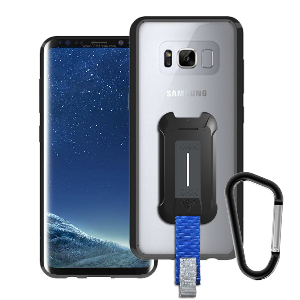 BX3-SS17-S8 | Samsung Galaxy S8 | Shockproof Rugged case w/ KEY Mount & Carabiner