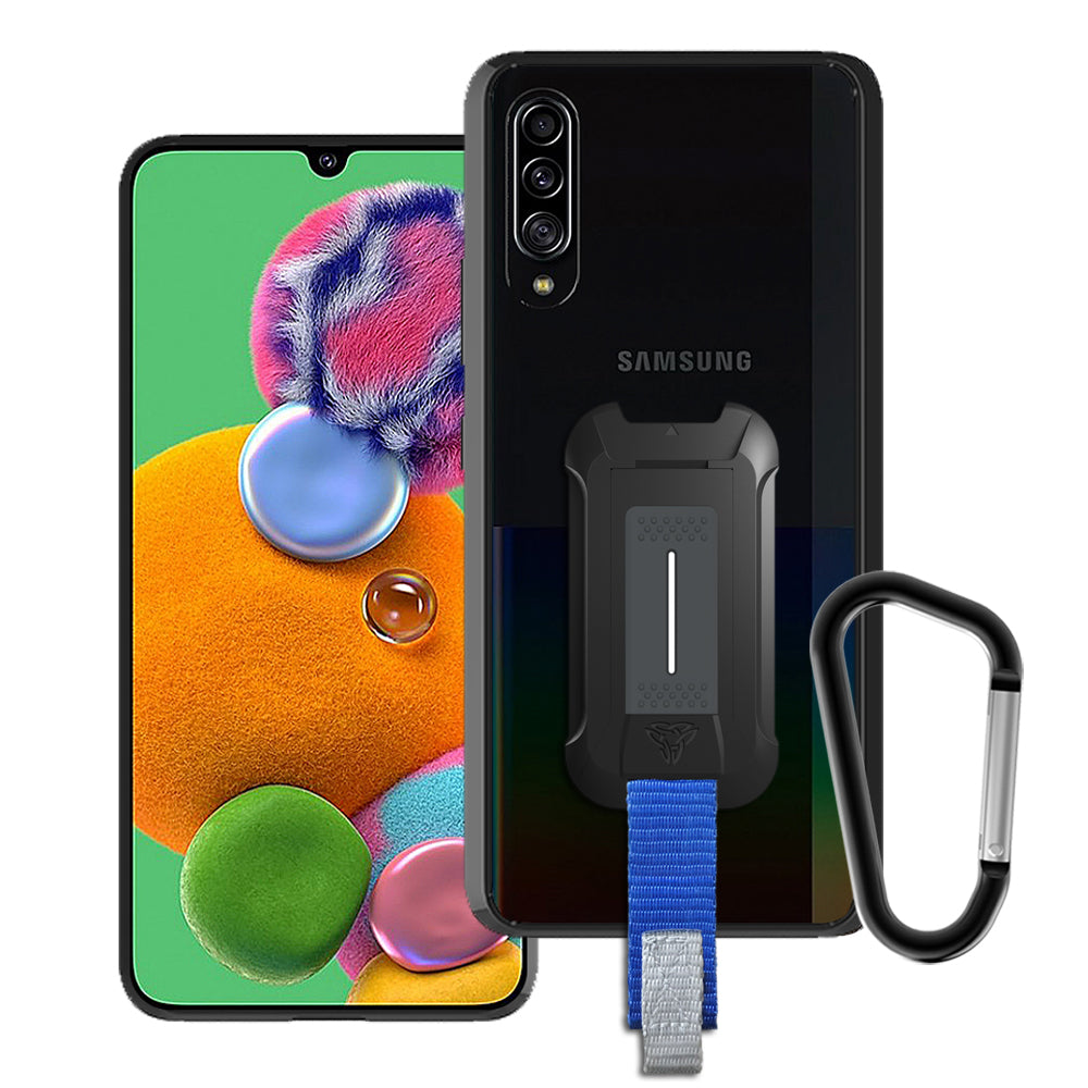 BX3-SS19-A90 | Samsung Galaxy A90 5G Case | Mountable Shockproof Rugged Case for Outdoors w/ Carabiner
