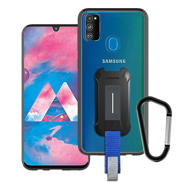 BX3-SS19-M30S | Samsung Galaxy M30s Case | Mountable Shockproof Rugged Case for Outdoors w/ Carabiner