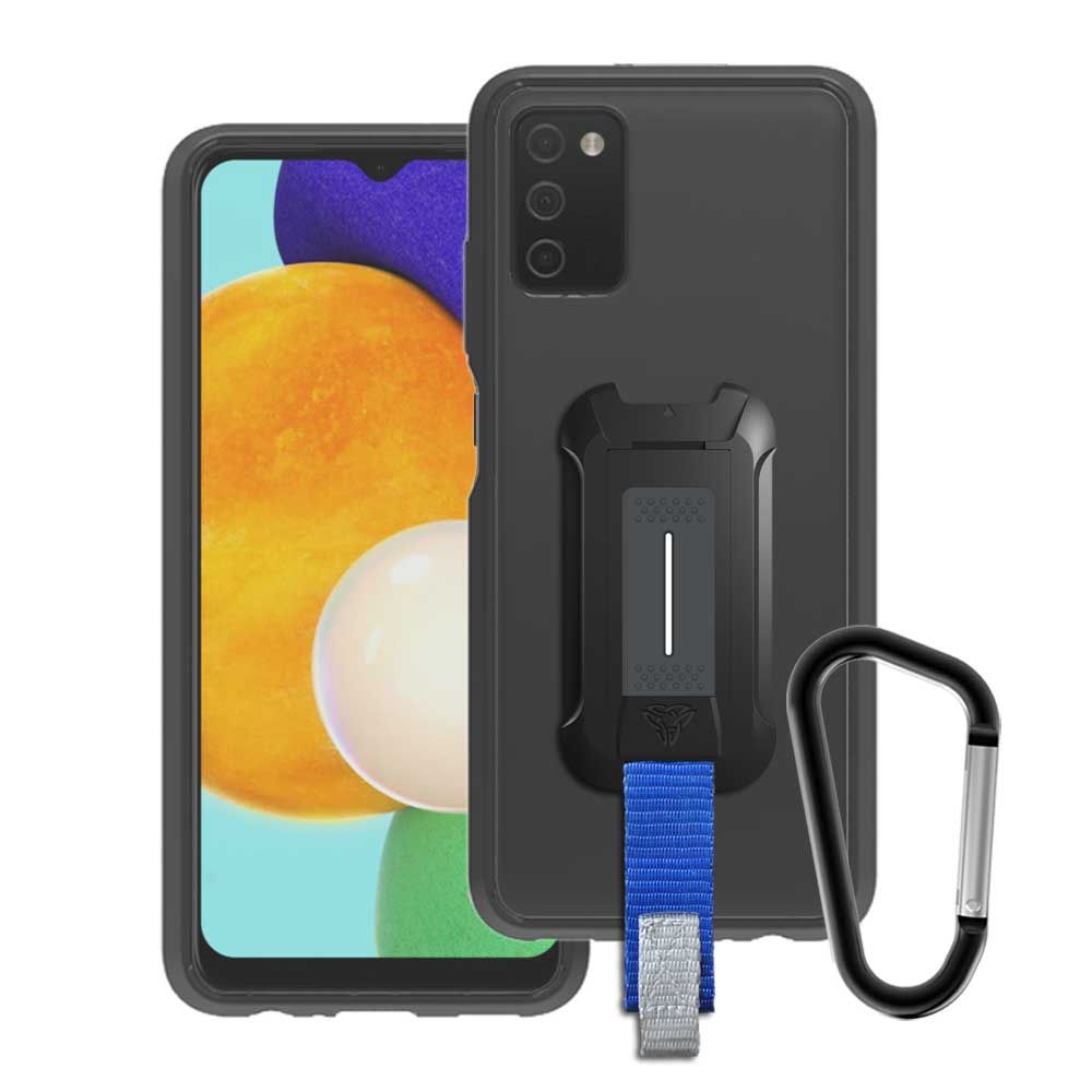 BX3-SS21-A03SEU | Samsung Galaxy A03s (EU Ver. / 166mm Ver. ) Case | Mountable Shockproof Rugged Case for Outdoors w/ Carabiner