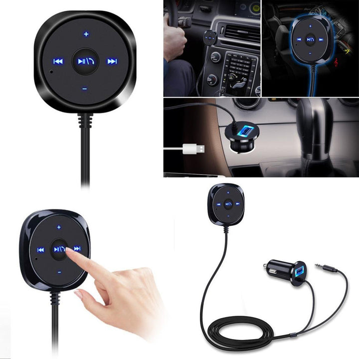 CAR-BMR01 | Bluetooth 4.0 Wireless Music Receiver 3.5mm Adapter Handsfree Car AUX Speaker 