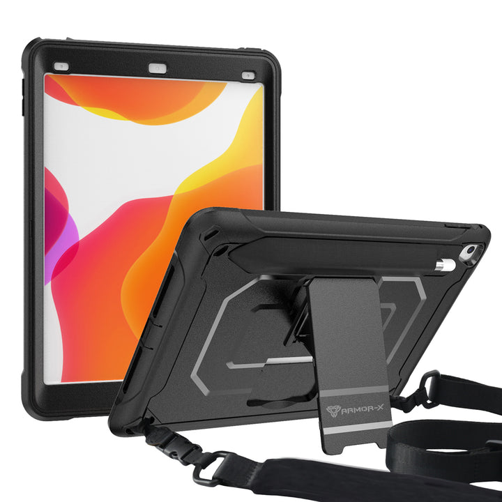 CLN-iPad-PR1 | iPad Pro 9.7 / air 2 | Dual layers shockproof rugged case with kick-stand &  Pen Holder