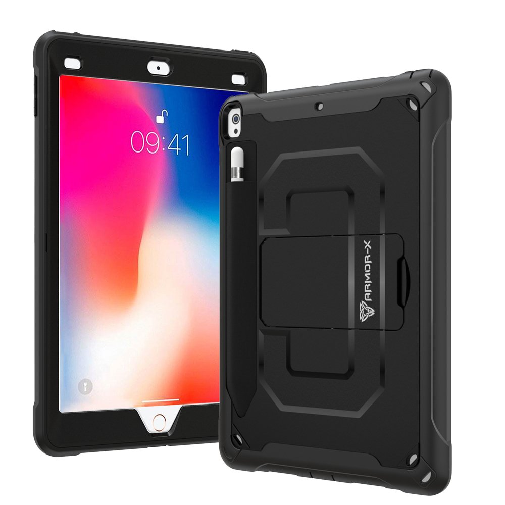 CLN-iPad-PR3 | iPad Pro 10.5 / air 2019 | Dual layers shockproof rugged case with kick-stand &  Pen Holder