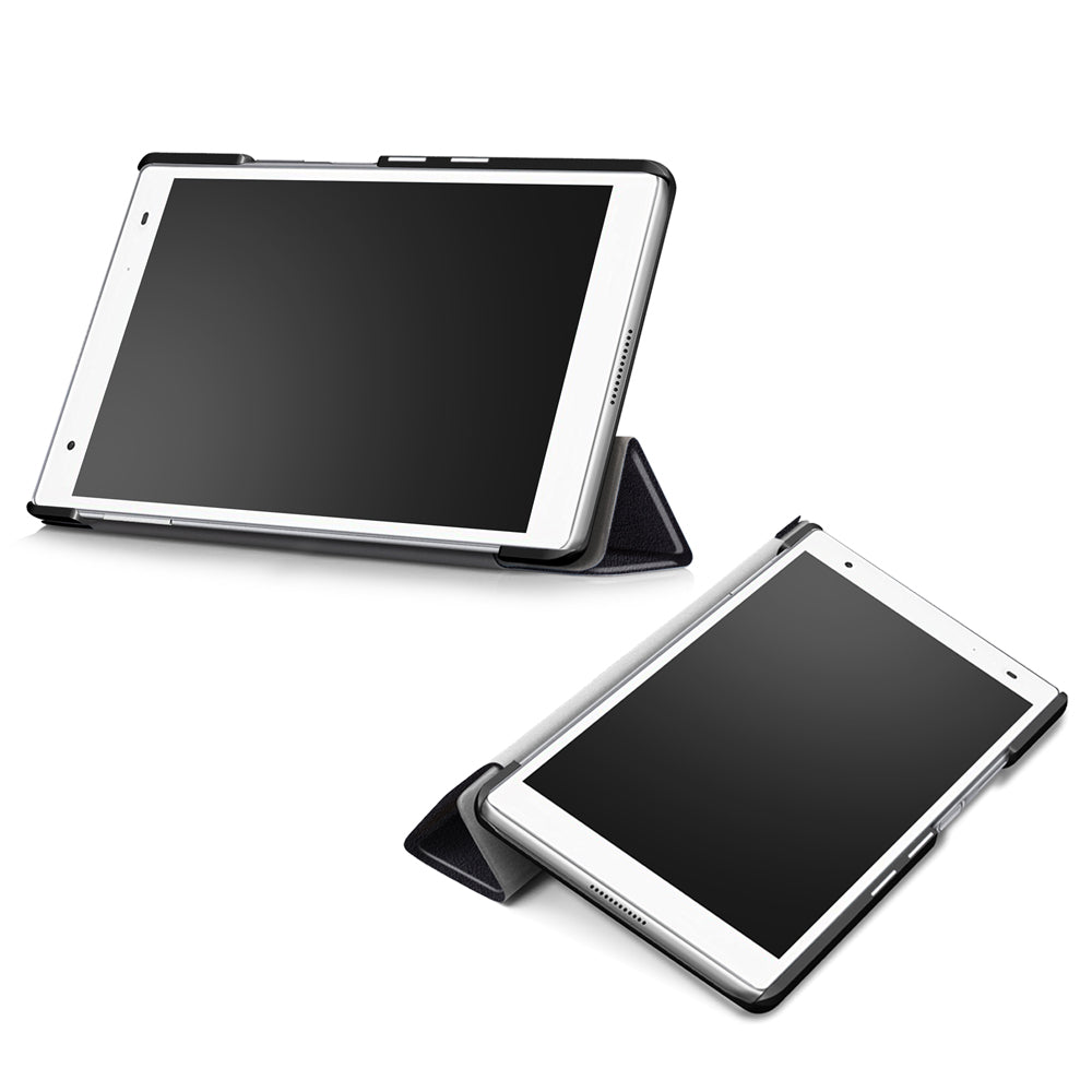 CVR-LN22 | Lenovo Tab 4 8.0 Plus TB-8704 | Smart Tri-Fold Stand Magnetic PU Cover