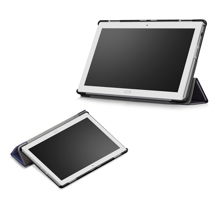 CVR-LN23 | Lenovo Tab 4 10 Plus TB-X704 | Smart Tri-Fold Stand Magnetic PU Cover