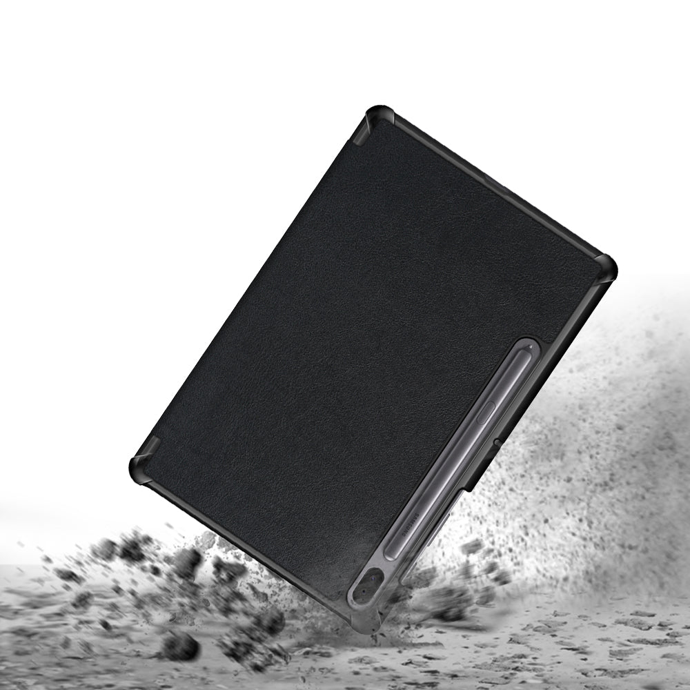 CVR-SS-T860 | Samsung Galaxy Tab S6 T860 T865 | Smart Tri-Fold Stand Magnetic PU Cover