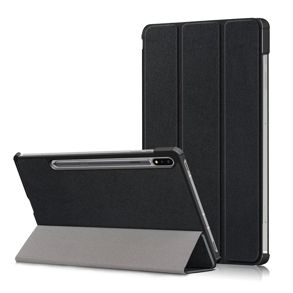 CVR-SS-S7 | Samsung Galaxy Tab S7 SM-T870 / SM-T875 / SM-T876B | Smart Tri-Fold Stand Magnetic PU Cover
