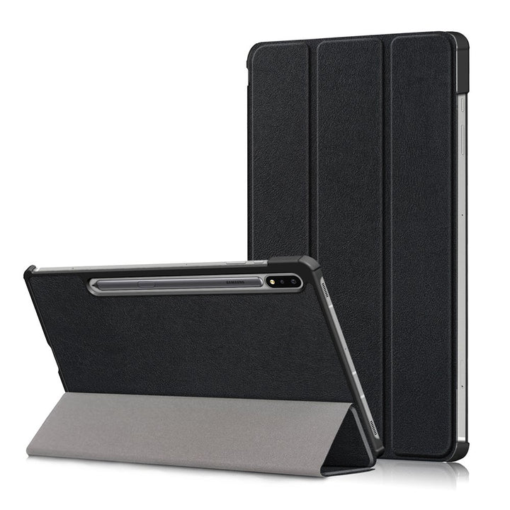 CVR-SS-S7P | Samsung Galaxy Tab S7 Plus S7+ SM-T970 / T975 / T976B | Smart Tri-Fold Stand Magnetic PU Cover