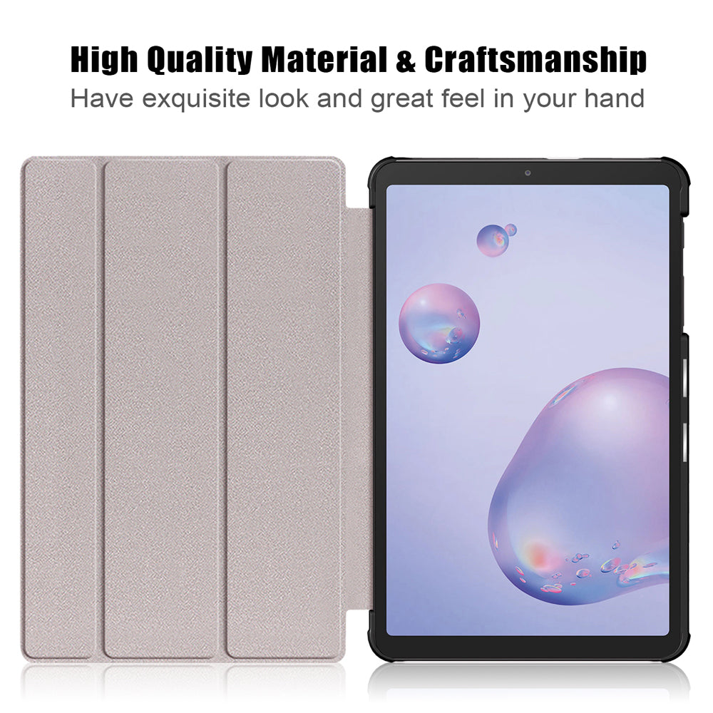 CVR-SS-T387 | Samsung Galaxy Tab A 8.0 (2018) T387 | Smart Tri-Fold Stand Magnetic PU Cover