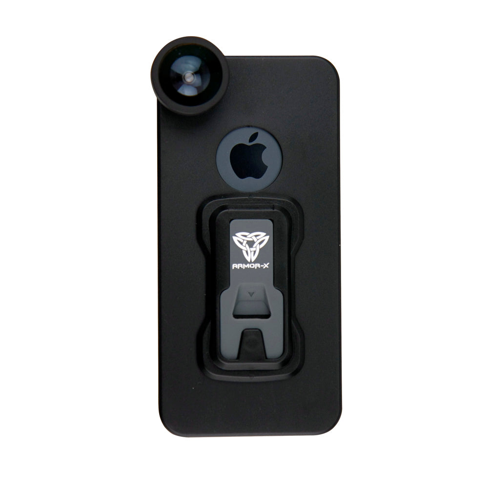 UAX-Fi5 | iPhone 5 5s | Case with fisheye len with integrated X-mount system