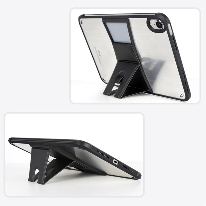 DT-iPad-M6 | iPad Mini 6 case | Shockproof Rugged Case Transparent TPU Back Shell With Kickstand