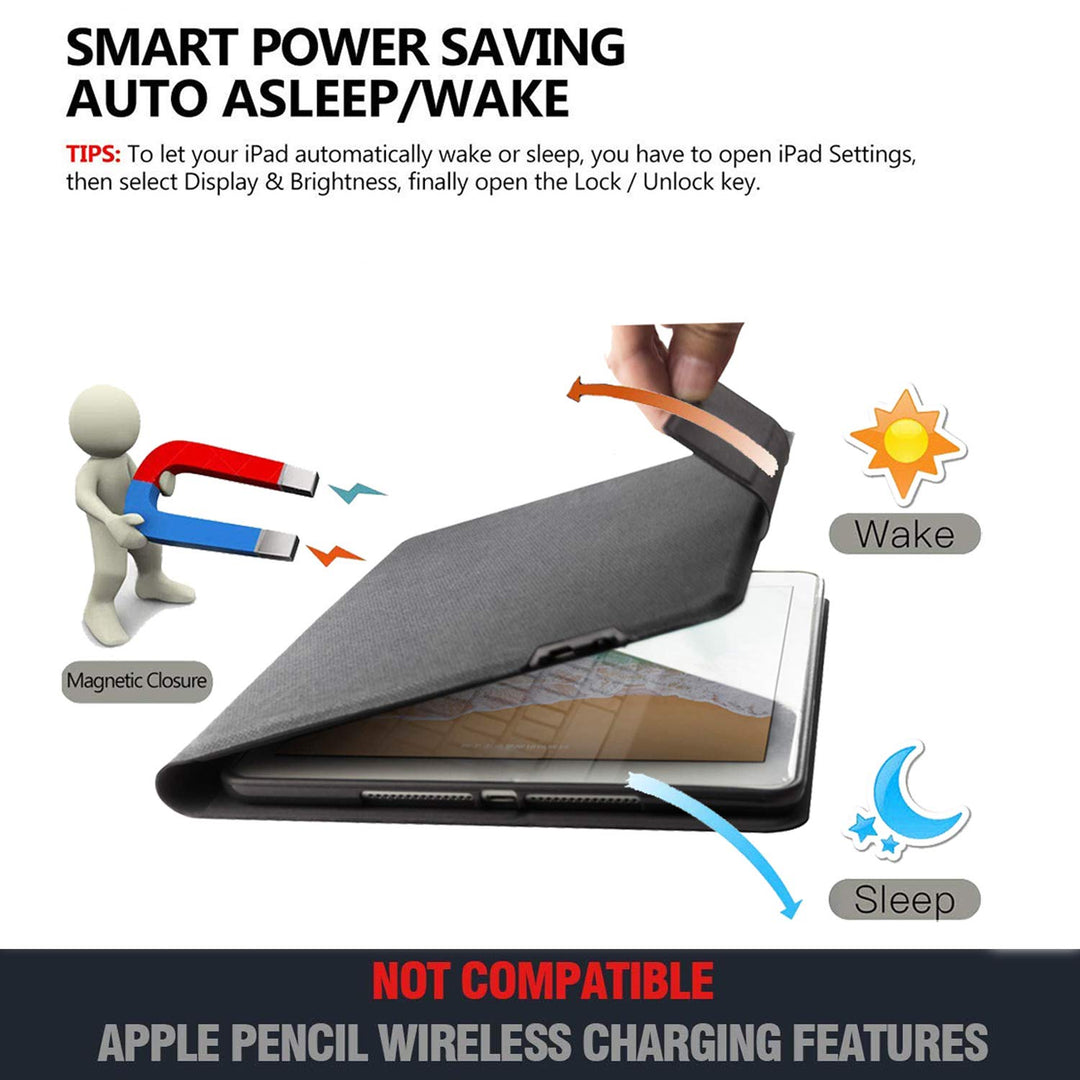 KBA-01 iPad Pro 11 Wireless Keyboard Case with Pencil Holder