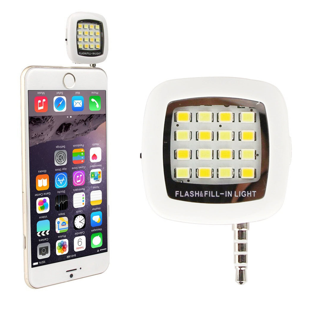 FL01-WT Selfie Enhancing Flash Light For Mobile Phone