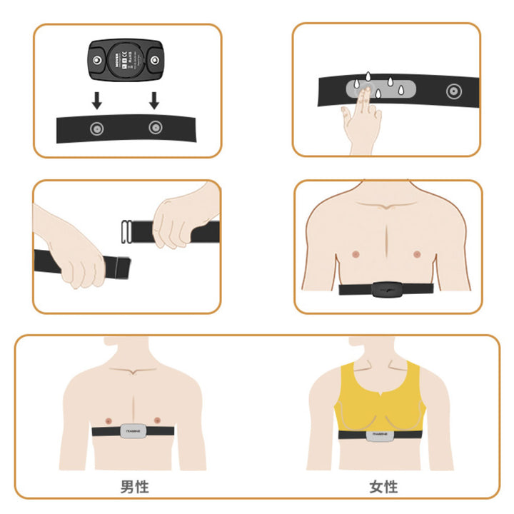 GO-HRM | Bluetooth Heart Rate Monitor with Chest Strap