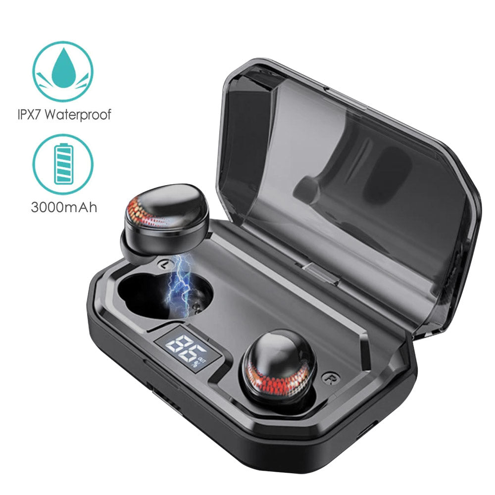 GO-X4 | Sweatproof Bluetooth 5.0 TWS earbuds Headphone w/ Mic