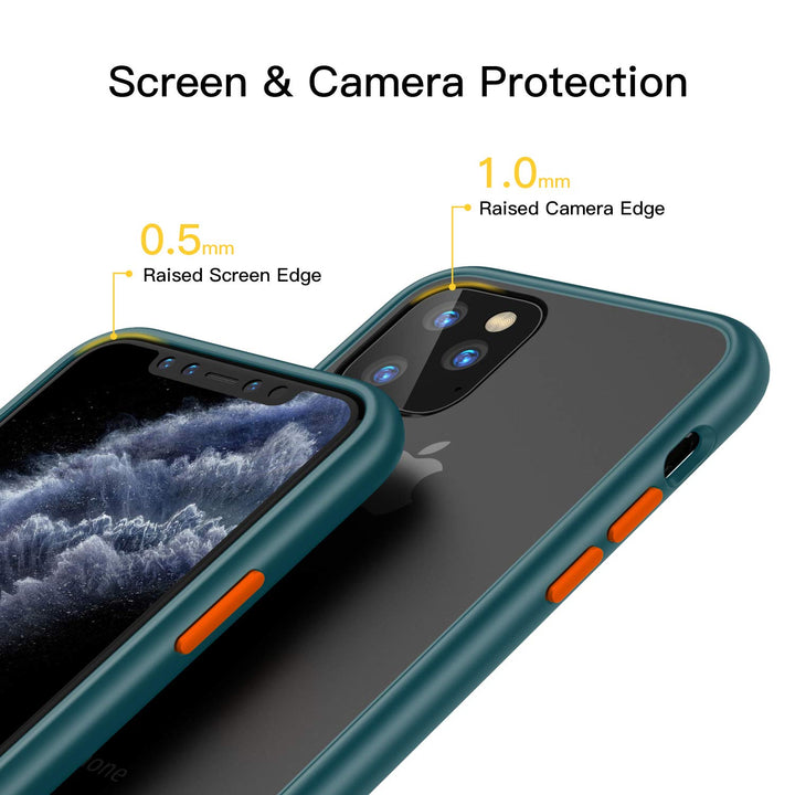 GX-IPH-11-GN | iPhone 11 Case 6.1 | Ultra Slim Hyper Shockproof Case w/ X-Mount & Carabiner -Green
