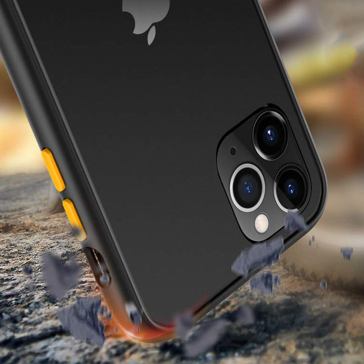 GX-IPH-11PMX-BK | iPhone 11 Pro Max Case 6.5 | Ultra Slim Hyper Shockproof Case w/ X-Mount & Carabiner -Black