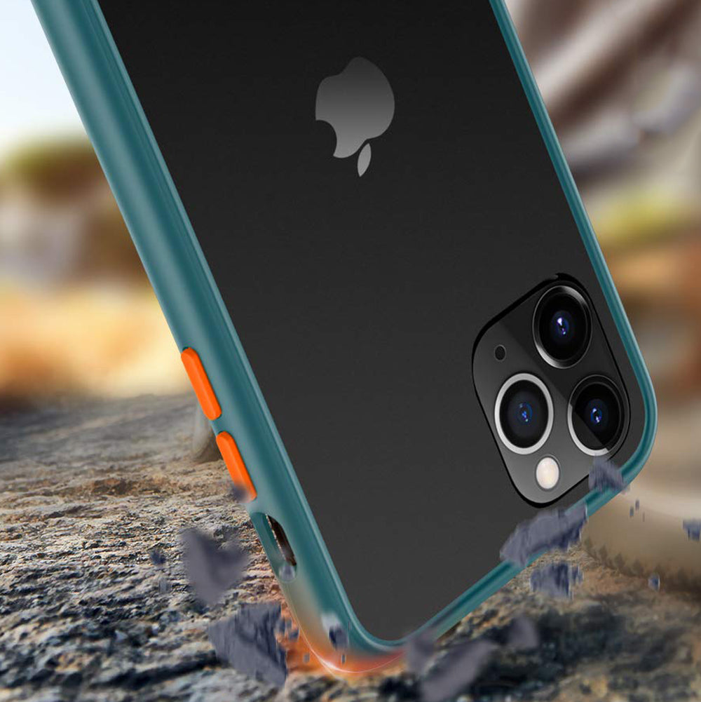 GX-IPH-11PRO-GN | iPhone 11 Pro Case 5.8 | Ultra Slim Hyper Shockproof Case w/ X-Mount & Carabiner -Green