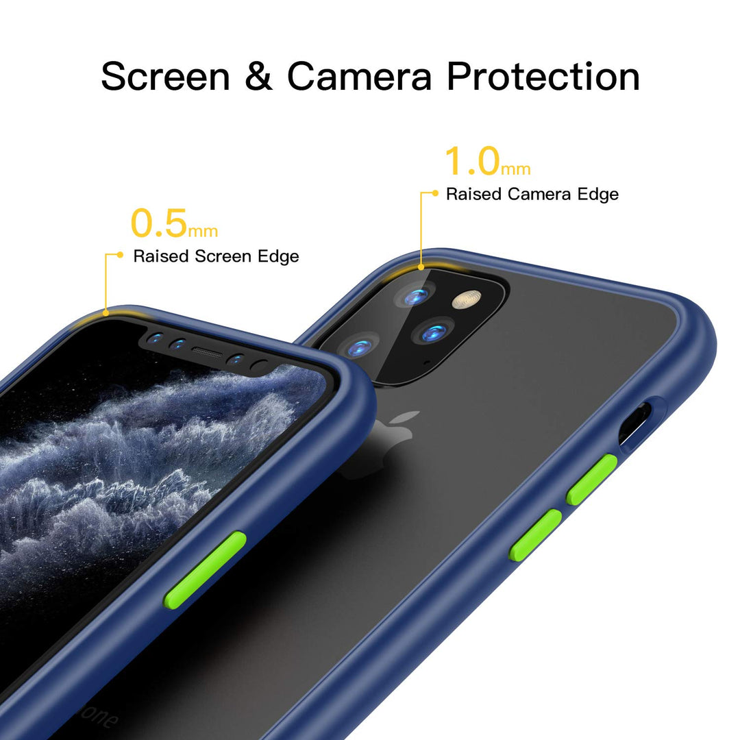 GX-IPH-11PRO-NY | iPhone 11 Pro Case 5.8 | Ultra Slim Hyper Shockproof Case w/ X-Mount & Carabiner -Navy