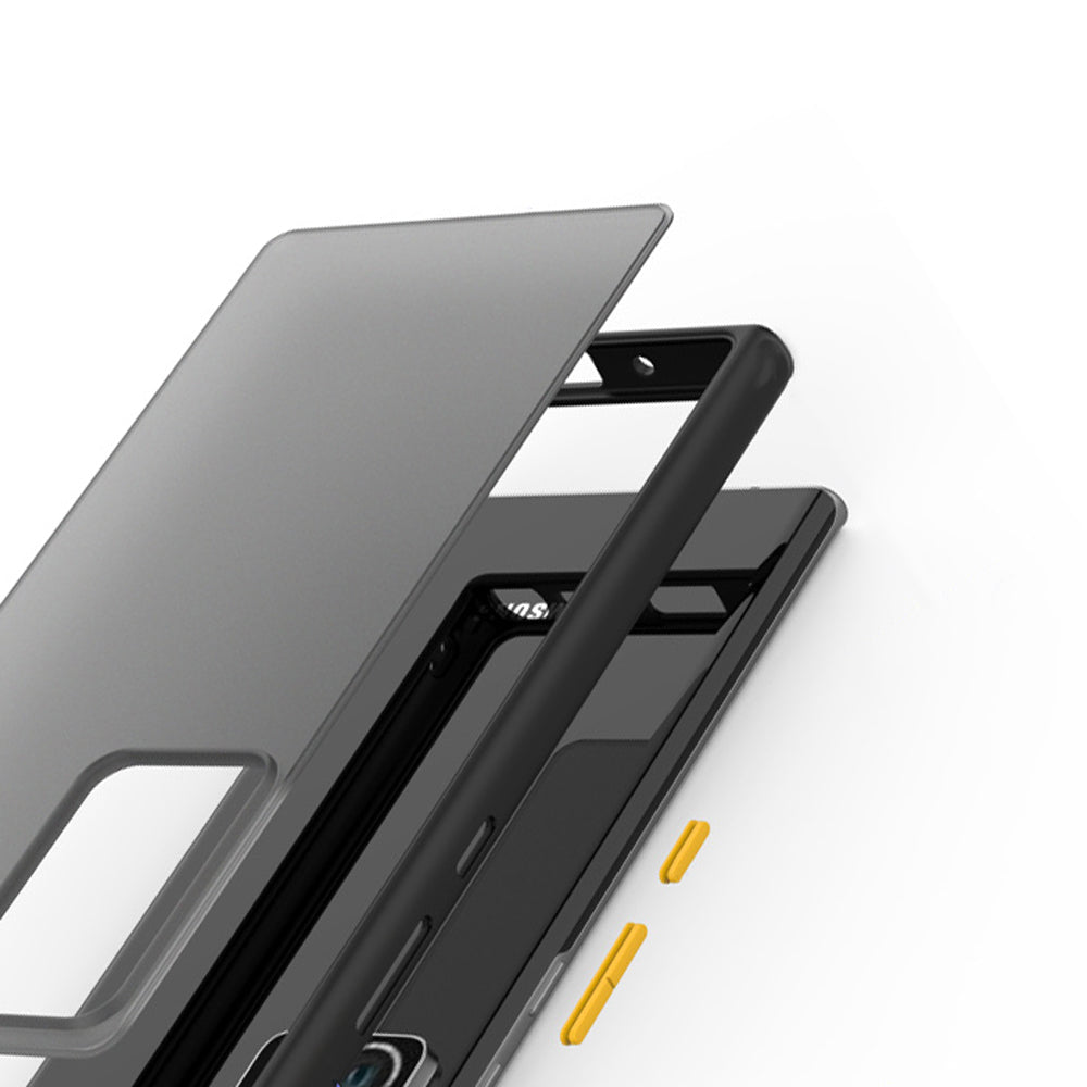 GX-SS20-N20-BK | Samsung Galaxy Note20 / Note20 5G Case | Ultra Slim Hyper Shockproof Case w/ X-Mount & Carabiner -Black