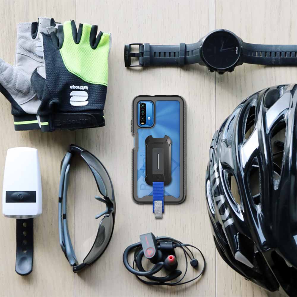 HX-Mi20-PCM3 | Xiaomi Poco M3 / Xiaomi Redmi Note 9 4G Case | Protection Military Grade w/ KEY Mount & Carabiner