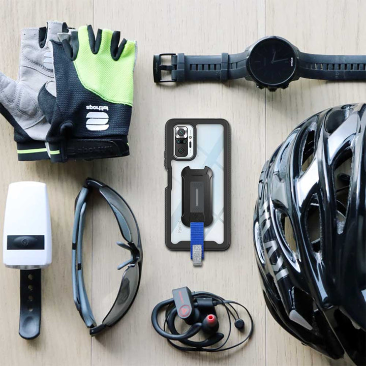 HX-Mi21-RMN10P | Xiaomi Redmi Note 10 Pro / 10 Pro Max Case | Protection Military Grade w/ KEY Mount & Carabiner