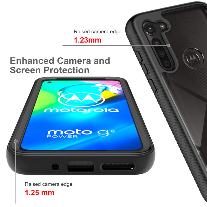 HX-MT20-G8PWR*EU | Motorola Moto G8 Power (EU Ver.) Case | Protection Military Grade w/ KEY Mount & Carabiner