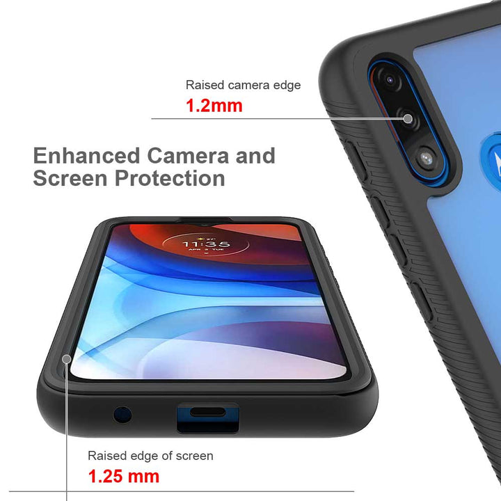 Motorola Moto E7 Power shock proof cases. Military-Grade rugged phone cover.
