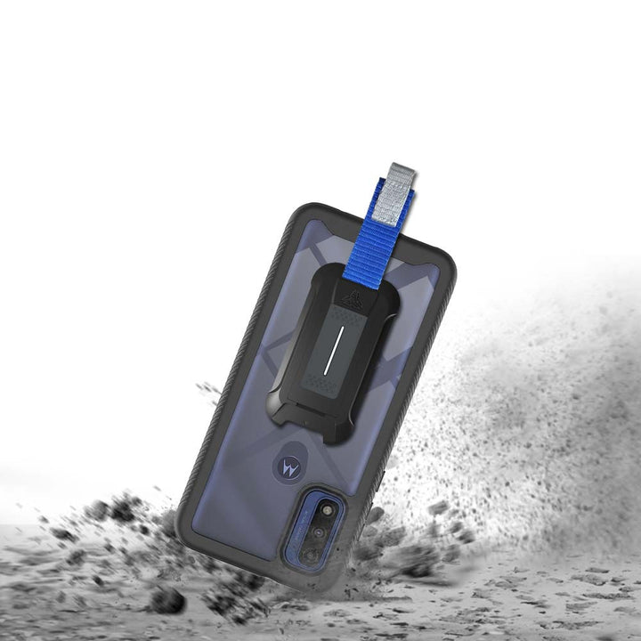HX-MT21-GPR | Motorola Moto G Pure Case | Protection Military Grade w/ KEY Mount & Carabiner