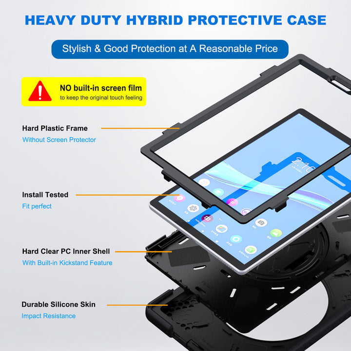 ARMOR-X Lenovo Tab P11 Pro TB-J706 rugged case. Heavy duty hybrid protective case.