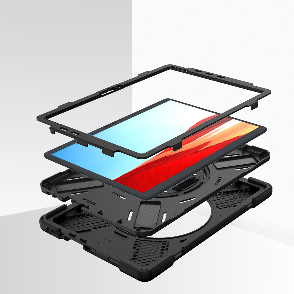 ARMOR-X Microsoft Surface Pro X rugged case. Heavy duty hybrid protective case.