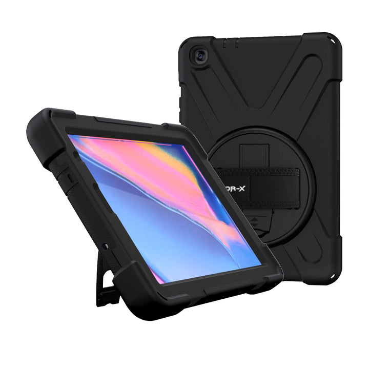 JLN-SS-P200 | Samsung Galaxy Tab A 8.0 with S Pen 2019 P200 P205  | Ultra 3 layers shockproof rugged case with hand strap and kick-stand