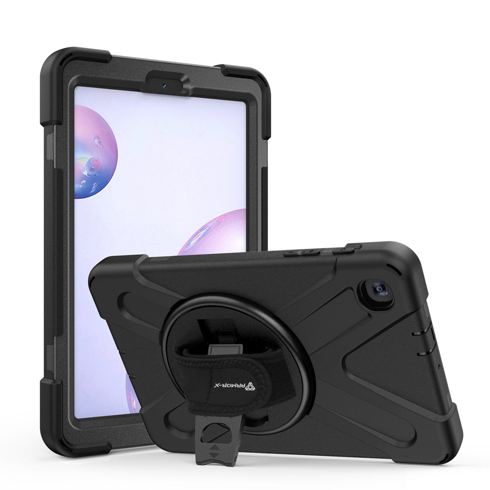 JLN-SS-T307 | Samsung Galaxy Tab A 8.4 T307 | Ultra 3 layers shockproof rugged case with hand strap and kick-stand