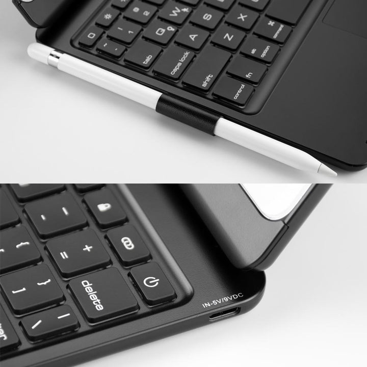 KBA-08_N2 | Keyboard Case for iPad Air 1&2 / iPad Pro 9.7 / iPad 5th&6th Gen with Backlight