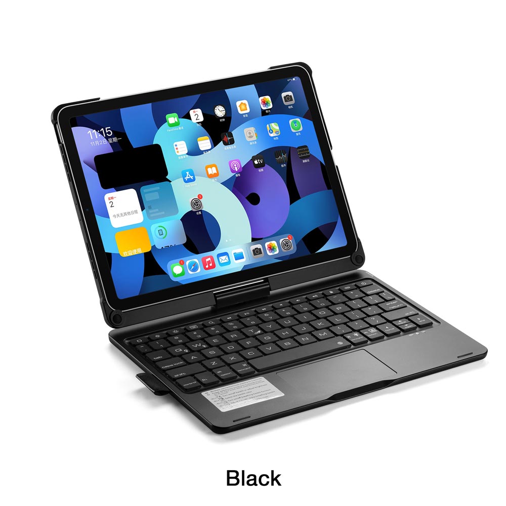 KBA-08_A4 | Keyboard Case for iPad Pro 11 ( 1st / 2nd / 3rd / 4th Gen. ) & iPad Air 4 / Air 5 & iPad Air 11 ( M2 ) with Touchpad